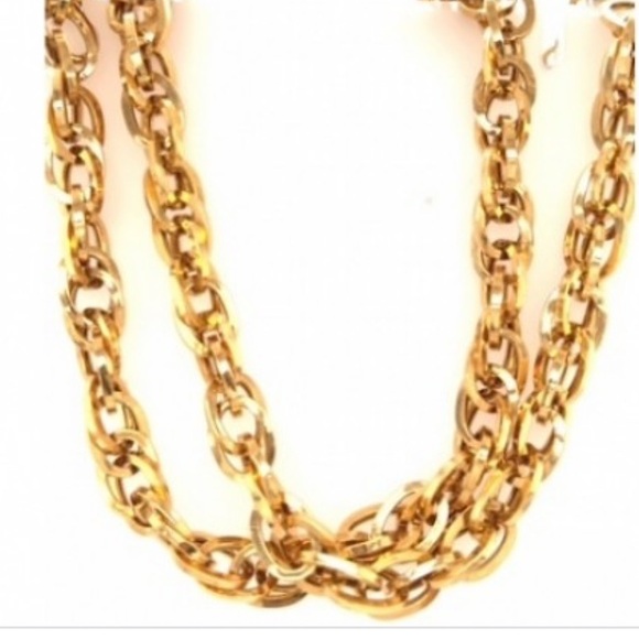14K Oval Link Men’s Yellow Gold Necklace